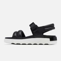 Sorel Women's Viibe Sandal - Black/Sea Salt- Regular (B) -Shoe Zone Shop 2030511 010 m