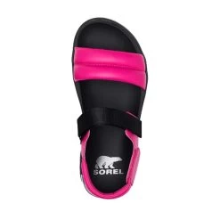 Sorel Women's Viibe Sandal - Fuchsia Fizz/Black- Regular (B) -Shoe Zone Shop 2030511 650 u