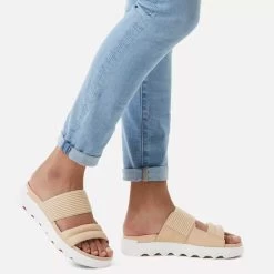 Sorel Women's Viibe Slide - Nova Sand/Sea Salt - Regular (B) -Shoe Zone Shop 2030531 260 a9