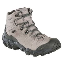 Oboz Women's Bridger Mid B-DRY Hiking Shoe- Frost Gray -Shoe Zone Shop 22102 Womens Bridger Mid B DRY FrostGray 34 97522