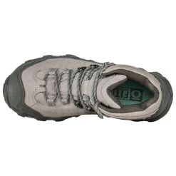 Oboz Women's Bridger Mid B-DRY Hiking Shoe- Frost Gray -Shoe Zone Shop 22102 Womens Bridger Mid B DRY FrostGray top 71540