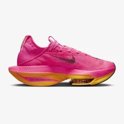 Women's Nike Alphafly 2 Running Shoe - Hyper Pink/Black/Laser Orange- Regular (B)