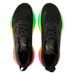 Men's Foreverrun Nitro Futrograde Running Shoe - Puma Black/Green Gecko- Regular (D) -Shoe Zone Shop 380005 01 sv04