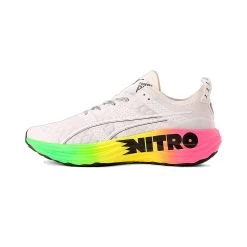 Men's Foreverrun Nitro Futrograde Running Shoe- Puma White/Green Gecko- Regular (D) 9 Men's Foreverrun Nitro Futrograde Running Shoe- Puma White/Green Gecko- Regular (D) -Shoe Zone Shop 380005 02 sv01