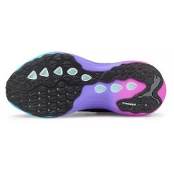 Men's Foreverrun Nitro Sunset Running Shoe - Puma Black/Luminous Blue/Electric Orchid- Regular (D) -Shoe Zone Shop 38000701 BlackBlue SOLE