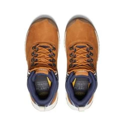 Women's Nxis Explorer Mid Waterproof Hiking Boot - Keen Maple/Birch- Regular (B) -Shoe Zone Shop 3d98a69bb08aea03fee3285af74a530c22bd17c6