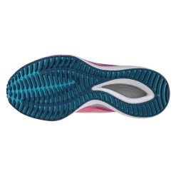 Mizuno Women's Wave Rebellion Flash Running Shoe - White/Silver - Regular (B) -Shoe Zone Shop 411394 0073 02