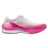 Mizuno Women's Wave Rebellion Flash Running Shoe - White/Silver - Regular (B) -Shoe Zone Shop 411394 0073 03