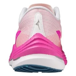 Mizuno Women's Wave Rebellion Flash Running Shoe - White/Silver - Regular (B) -Shoe Zone Shop 411394 0073 05 e1ded949 8615 41c7 9ff9 3c9621910d12