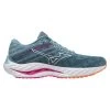 Mizuno Women's Wave Inspire 19 Running Shoe- Provincial Blue/White- Regular (B) -Shoe Zone Shop 411398 5B00 03