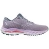 Mizuno Women's Wave Inspire 19 Running Shoe- Wisteria/China Blue- Regular (B) -Shoe Zone Shop 411398 6BCL 06