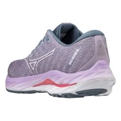 Mizuno Women's Wave Inspire 19 Running Shoe- Wisteria/China Blue- Regular (B) -Shoe Zone Shop 411398 6BCL 08