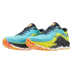Mizuno Men's Wave Sky 7 Running Shoe - Jet Blue/White - Regular (D) 10 Mizuno Men's Wave Sky 7 Running Shoe - Jet Blue/White - Regular (D) -Shoe Zone Shop 411411 JB00 09
