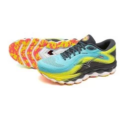 Mizuno Men's Wave Sky 7 Running Shoe - Jet Blue/White - Regular (D) 11 Mizuno Men's Wave Sky 7 Running Shoe - Jet Blue/White - Regular (D) -Shoe Zone Shop 411411 JB00 11