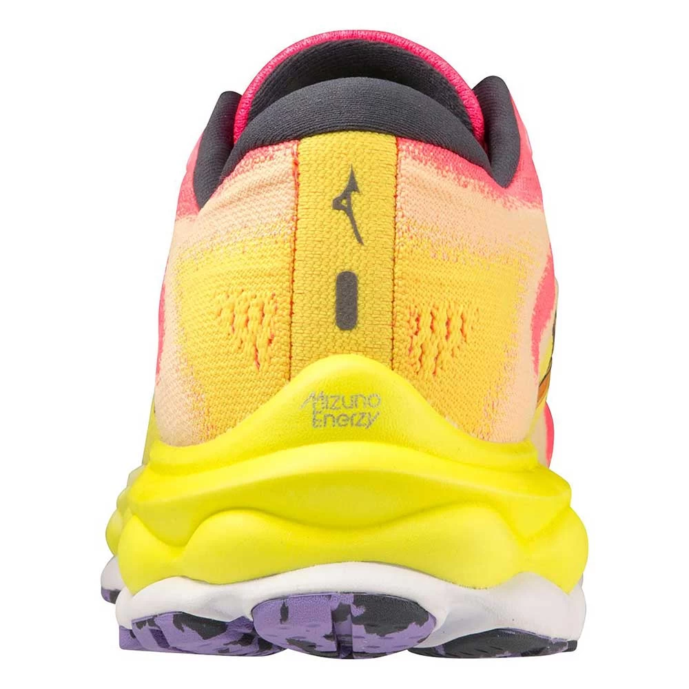 Mizuno Women's Wave Sky 7 Running Shoe - High/Vis Pink/Ombre Blue - Regular (B) 10 Mizuno Women's Wave Sky 7 Running Shoe - High/Vis Pink/Ombre Blue - Regular (B) - Image 8