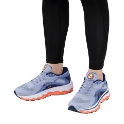 Mizuno Women's Wave Sky 7 Running Shoe - Blue Heron/Silver - Regular (B) 17 Mizuno Women's Wave Sky 7 Running Shoe - Blue Heron/Silver - Regular (B) -Shoe Zone Shop 411413 6Q73 10