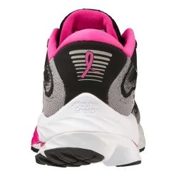 Mizuno Women's Project Zero Wave Rider 27 Running Shoe - Black/White- Regular (B) -Shoe Zone Shop 411424 9000 05