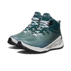 Keen Women's Zionic Mid Waterproof Hiking Boot - Dark Forest/Sea Moss- Regular (B) -Shoe Zone Shop 4b1262220d8d20acf9a5a104dae70e5ae51b9e68