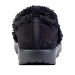 OOfos Women's OOcoozie Low Shoe Recovery Shoe - Black - Regular (B) -Shoe Zone Shop 5074BLACK shot5