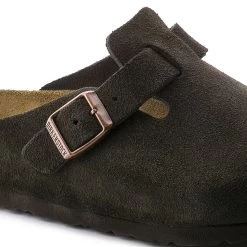 Birkenstock Boston Soft Footbed Mocha Suede- Regular/Wide -Shoe Zone Shop 660461 detail 1 bost b