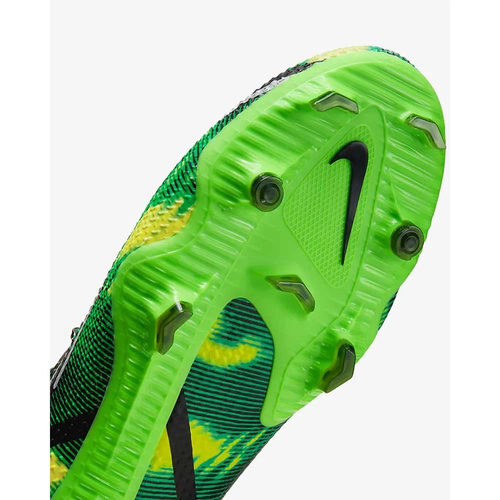 Nike Unisex Phantom GT2 Pro SW FG Soccer Shoe - Black/MTLC Platinum Green-Regular (D) 8 Nike Unisex Phantom GT2 Pro SW FG Soccer Shoe - Black/MTLC Platinum Green-Regular (D) - Image 6