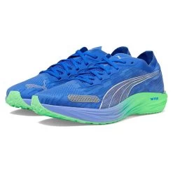 Men's Liberate Nitro 2 Running Shoe - Royal Sapphire/PUMA Silver/Fizzy Lime - Regular (D) -Shoe Zone Shop 716h3YA5piL. AC SR1840 1472