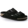 Birkenstock Arizona Shearling Sandal - Black - Regular/Wide -Shoe Zone Shop 752663