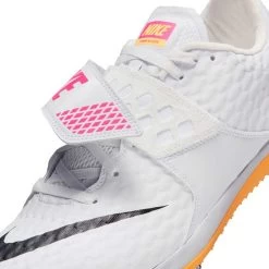 Unisex Nike Air Zoom High Jump Elite Spike - White/Black/Laser Pink - Regular (D) -Shoe Zone Shop 806561 102 PHSYD005