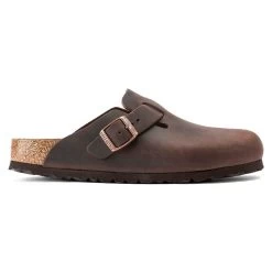 Birkenstock Boston Oiled Leather - Habana -Shoe Zone Shop 860133 side