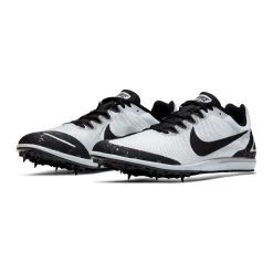 Nike Unisex Zoom Rival D 10 Track Spike - Pure Platinum/Black/Indigo Fog-Regular (D) -Shoe Zone Shop 907566 002 PHCFH001 2000