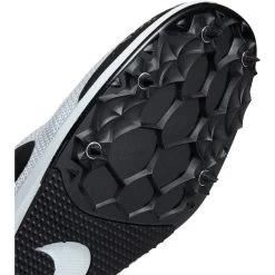 Nike Unisex Zoom Rival D 10 Track Spike - Pure Platinum/Black/Indigo Fog-Regular (D) -Shoe Zone Shop 907566 002 PHSUD001 2000