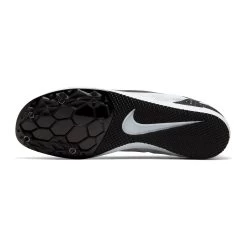 Nike Unisex Zoom Rival D 10 Track Spike - Pure Platinum/Black/Indigo Fog-Regular (D) -Shoe Zone Shop 907566 002 PHSUH000 2000