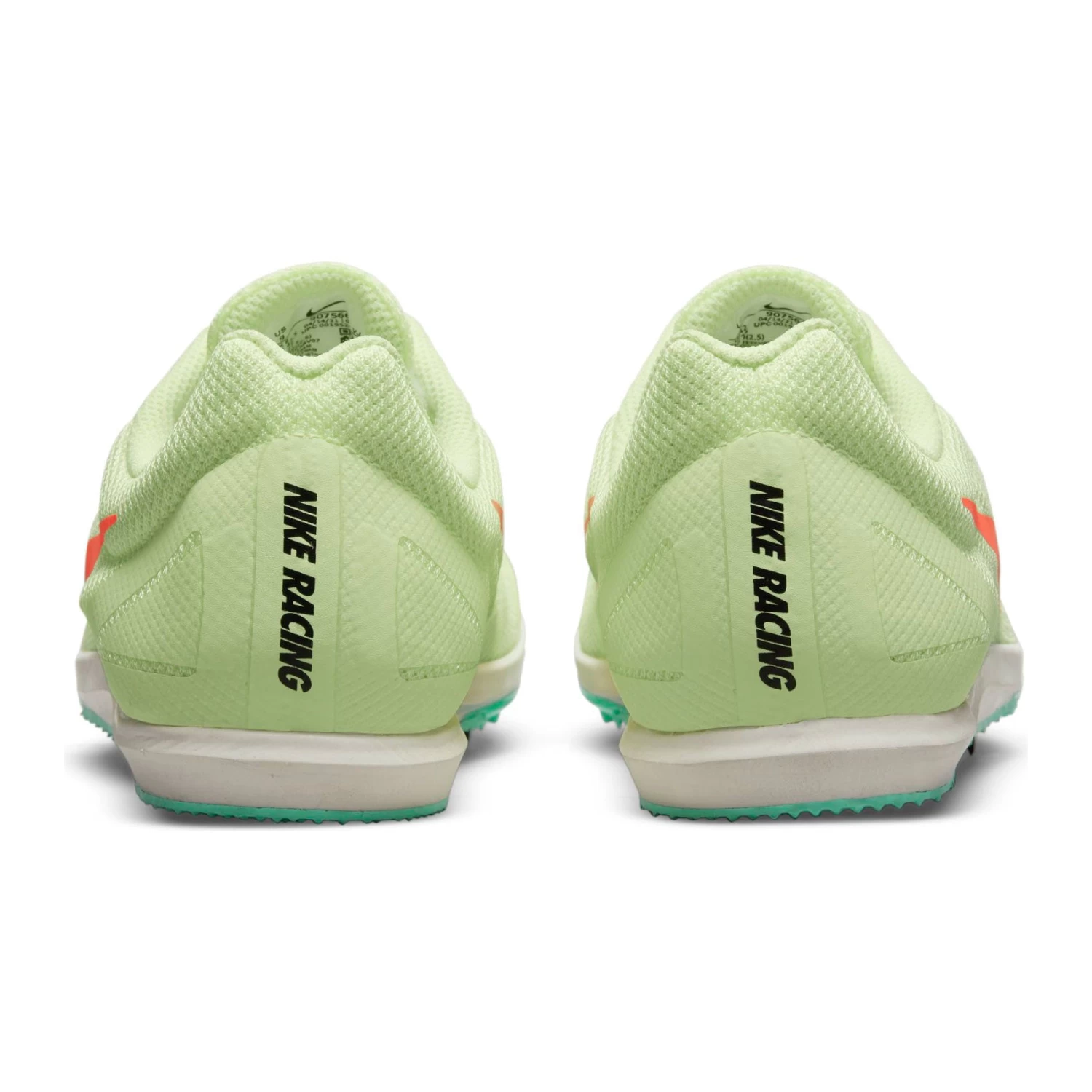 Nike Unisex Zoom Rival D Track Spike - Barely Volt/Hyper Orange/Dynamic Turq - Regular (D) 7 Nike Unisex Zoom Rival D Track Spike - Barely Volt/Hyper Orange/Dynamic Turq - Regular (D) - Image 5