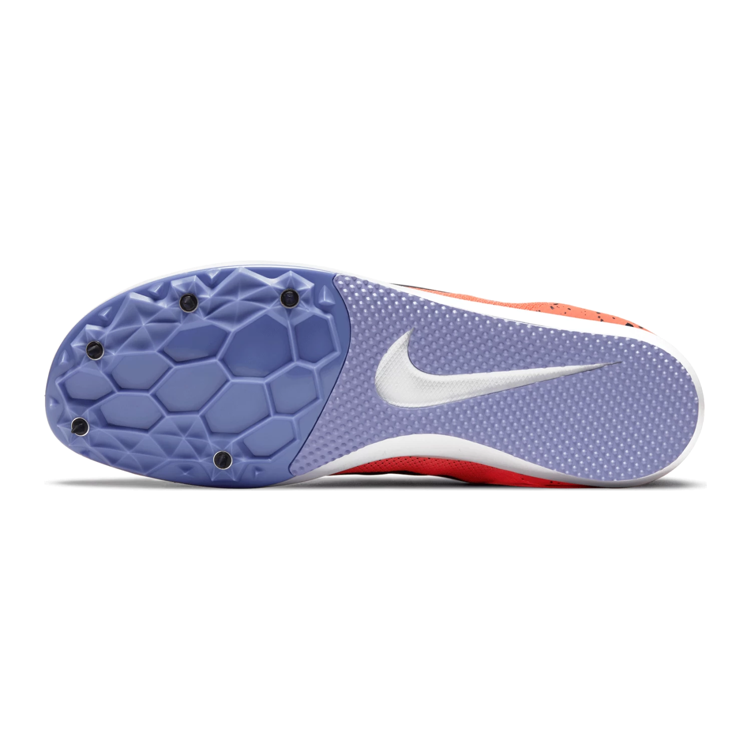 Nike Unisex Zoom Rival D 10 Track Spike - Bright Mango/Blackened Blue/Purple Pulse-Regular (D) 8 Nike Unisex Zoom Rival D 10 Track Spike - Bright Mango/Blackened Blue/Purple Pulse-Regular (D) - Image 6