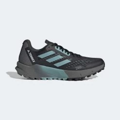 ADIDAS Women's Terrex Agravic Flow 2 Trail Shoe- Core Black/Mint Ton/Ftwr White- Regular (B)