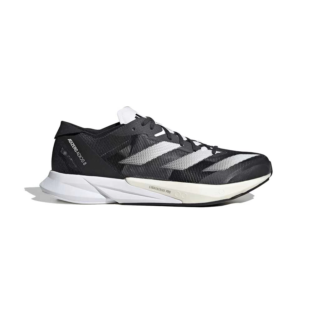 ADIDAS Men'sAdizero Adios 8 Running Shoe - Carbon/FTW White/Cblack - Regular (D) 3 ADIDAS Men'sAdizero Adios 8 Running Shoe - Carbon/FTW White/Cblack - Regular (D)