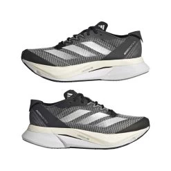 ADIDAS Women's Adizero Boston 12 Running Shoes - Core Black/Cloud White/Carbon - Regular (B) -Shoe Zone Shop ADIZERO BOSTON 12 W Black HQ2171 09 standard