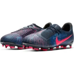 Nike Jr Phantom Venom Elite FG Soccer Cleat - Obsidian/White/Black -Shoe Zone Shop AO0401 440 PHCFH001 JPG HEI 875 WID 875