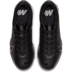 Nike Jr. Mercurial Vapor 13 Academy TF Soccer Cleat - Black/Cool Grey/Metallic Cool Grey -Shoe Zone Shop AT8145 001 PHCTH001