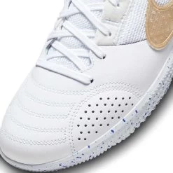 Unisex Nike Streetgato IC Soccer Shoes- White/Metallic Gold/Hyper Royal - Regular (D) -Shoe Zone Shop AURORA DC8466 174 PHSYD001 2000