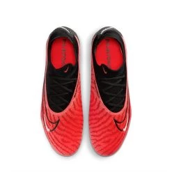 Men's Nike Phantom GX Elite Firm-Ground Soccer Cleats -Bright Crimson/White/University Red/Black - Regular (D) -Shoe Zone Shop AURORA DC9968 600 PHCTH001 2000