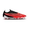 Men's Nike Phantom GX Elite Firm-Ground Soccer Cleats -Bright Crimson/White/University Red/Black - Regular (D) -Shoe Zone Shop AURORA DC9968 600 PHSRH000 2000