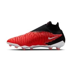 Nike Gripknit Phantom GX Elite Dynamic Fit FG Soccer Cleat - Bright Crimson/Black-White- Regular (D) -Shoe Zone Shop AURORA DC9969 600 PHSLH001 2000 1