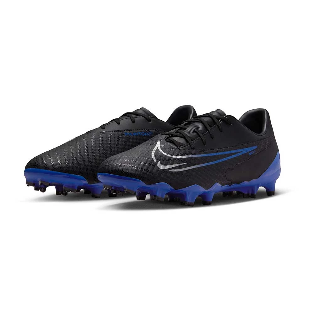Nike Phantom GX Academy MG Soccer Cleat - Black/Chrome-Hyper Royal- Regular (D) 4 Nike Phantom GX Academy MG Soccer Cleat - Black/Chrome-Hyper Royal- Regular (D) - Image 2