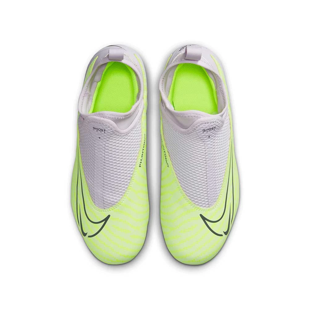 Nike Youth Phantom GX Academy DF FG/MG Soccer Cleats - Barely Volt/Gridiron - Regular (D) 6 Nike Youth Phantom GX Academy DF FG/MG Soccer Cleats - Barely Volt/Gridiron - Regular (D) - Image 4