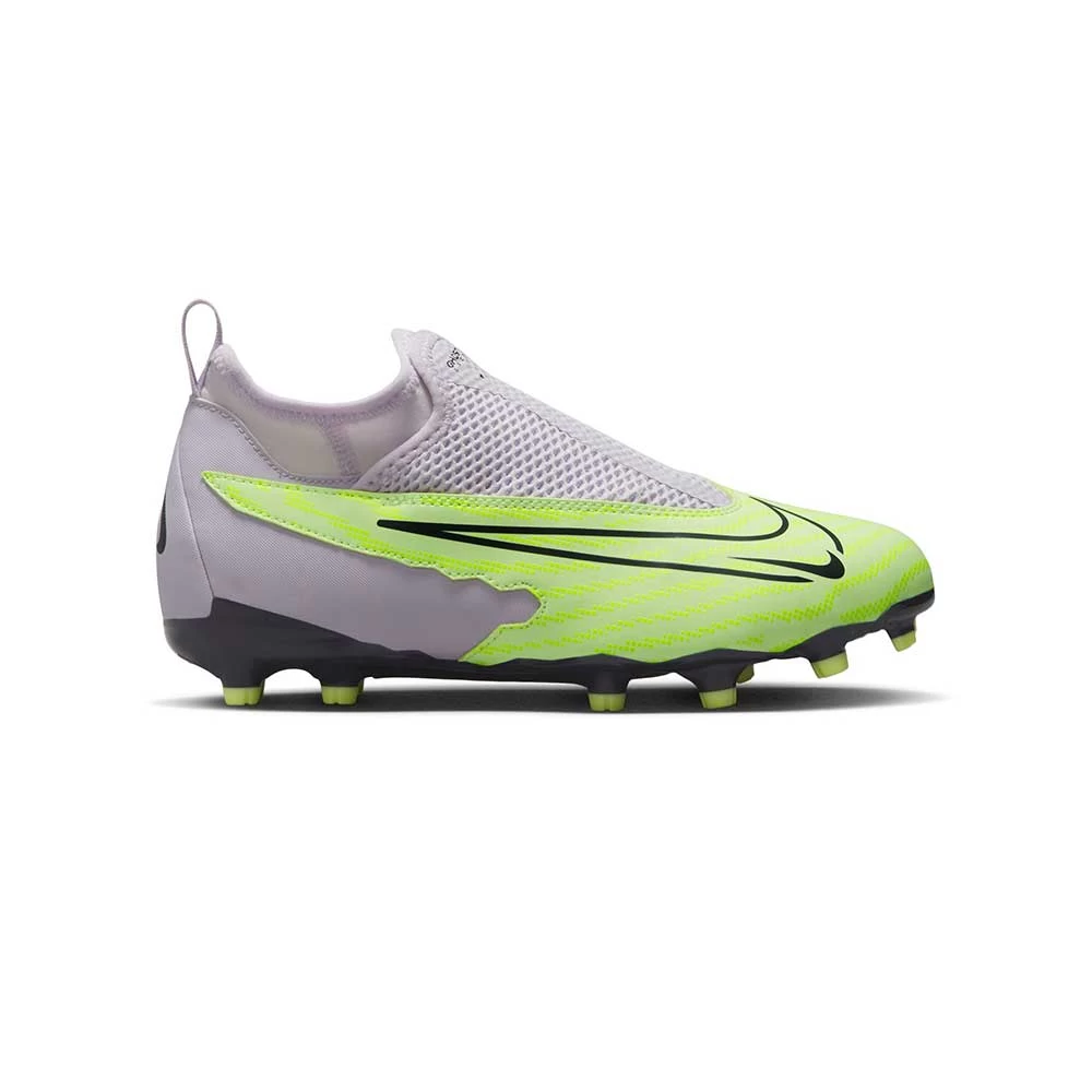 Nike Youth Phantom GX Academy DF FG/MG Soccer Cleats - Barely Volt/Gridiron - Regular (D) 3 Nike Youth Phantom GX Academy DF FG/MG Soccer Cleats - Barely Volt/Gridiron - Regular (D)