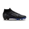 Unisex Nike Zoom Mercurial Superfly 9 Pro FG Soccer Shoe - Black/Chrome-Hyper Royal- Regular (D) -Shoe Zone Shop AURORA DJ5598 040 PHSRH001 2000