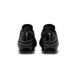 Nike Zoom Mercurial Vapor 15 Pro FG Soccer Cleat- Black/Chrome-Hyper Blue- Regular (D) -Shoe Zone Shop AURORA DJ5603 040 PHCBH000 2000