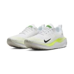 Men's Nike React Infinity Run Flyknit 4 Running Shoe- White/Light Lemon Twist/Volt/Black- Regular (B) -Shoe Zone Shop AURORA DR2665 101 PHCFH001 2000