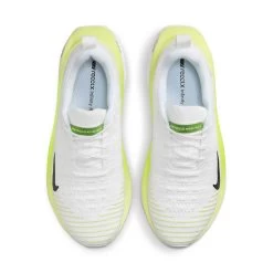 Men's Nike React Infinity Run Flyknit 4 Running Shoe- White/Light Lemon Twist/Volt/Black- Regular (B) -Shoe Zone Shop AURORA DR2665 101 PHCTH001 2000